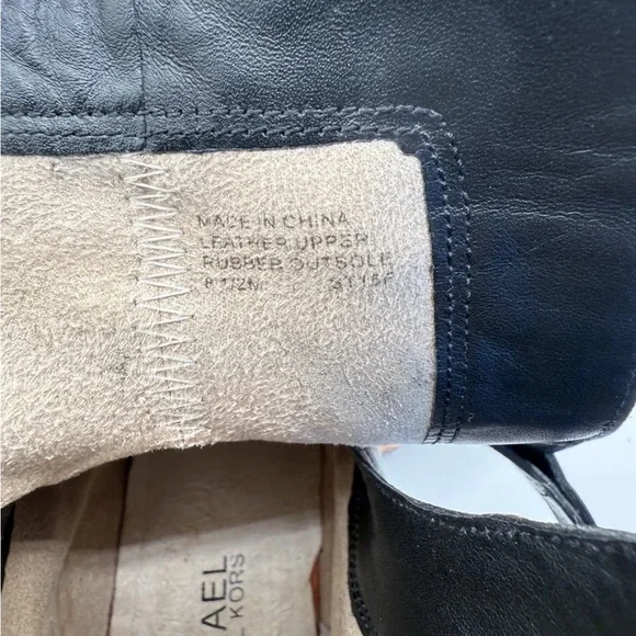 Michael Michael Kors Arley Black Leather Ankle Boots Women's Size 8.5 M - Picture 8 of 10